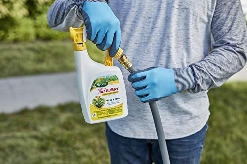 image for Scotts Liquid Turf Builder with Plus 2 Weed Control, Liquid Weed Kille