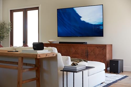 Zwei wireless Surround-Speaker der Polk Audio MagniFi Max AX SR erzeugen echtes 7.1.2-Surround mit SDA-Technologie für...