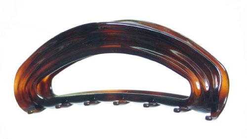 Caravan Hair Claw Ribbed Layered And Open Triangle To Show You Off In Tortoise Shell