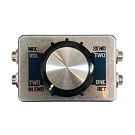 Oversize 45mm genuine SCI knob Configuration 1 : Passive splitter into two effects or amps Configuration 2 : Passive mixer from two instruments or effects Configuration 3 : Traditional Volume Box Configuration 4 : Osciblender, an unstable paralell bl...
