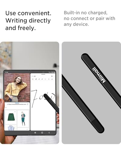 Stylet S Pen de précision en alliage métallique pour Galaxy Z Fold 5