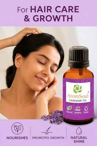 Image of Premium Lavender Essential Oil 100 ml - 100% Pure & Natural Therapeutic Grade For Relaxation, Sleep, Aromatherapy, Hair Growth & Skin Care