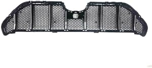 YLT AUTO Front Bumper Cover Grille Cover Shield One Set for 2019-2020 Toyota RAV4 ABS Glossy Black Honeycomb Air Inlet with Chrome Trim (Modification Parts)