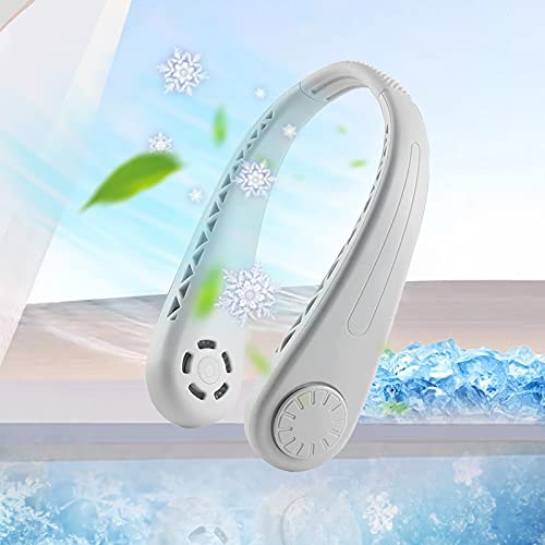 CNSL首掛け扇風機羽根ネッククーラー携帯扇風機USB充電可能1800 mAh超大容量3段風量調節可能静かな耐熱対策で 軽量携帯 長時間連続使用 家庭 スポーツ 旅行に最適です