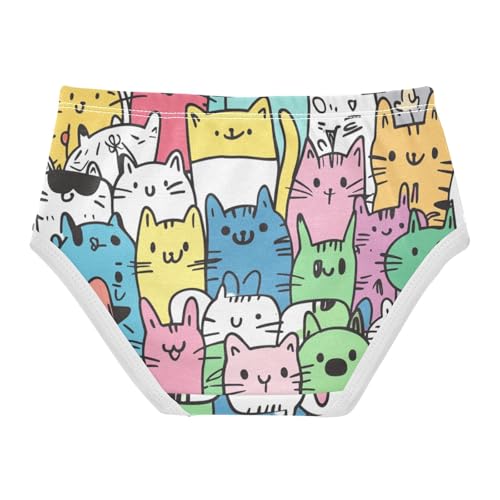 GuoChe Sport Panties Breathable Triangle Panties Organic Cotton Toddler Underwear for Girls in Sizes 2T,3T, 4T, 5T, 6Y and 8Y2