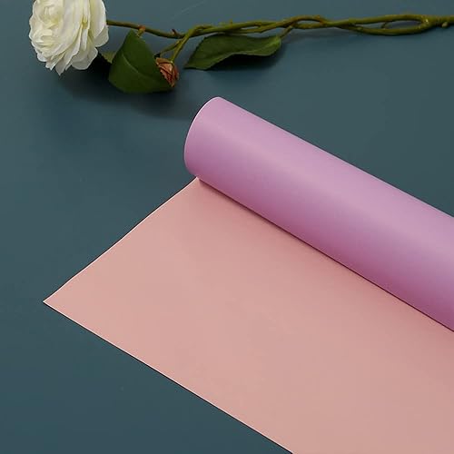 Miniatura 7 de 20 hojas de papel de regalo de flores de doble cara, papel de regalo impermeable para el día de San Valentín, 22.8 x 22.8 pulgadas, utilizado para