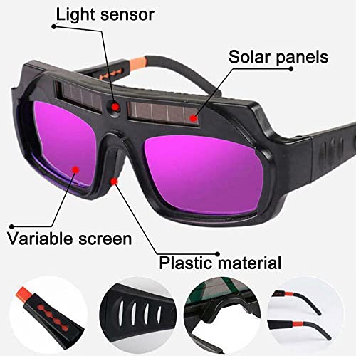 TEAMWILL 2PACK Gafas para Soldar con Oscurecimiento Automático miniatura 5
