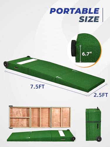 image for Sturdum Pitching Mound, Portable Pitchers Mound with Non-Slip Rubber P