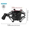 GEEKRIA for Creators Microphone Shock Mount, Mic Anti-Vibration Suspension Adapter Clamp Compatible with Audio Technica AT2020, AT2035, AT2050, MXL V67G, Rode NT1 Mic Holder Clip (Black) #1