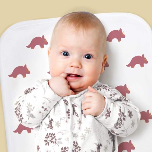 Azeeda 'Triceratops' Baby Burp/Wash Cloth (BC00031533)2