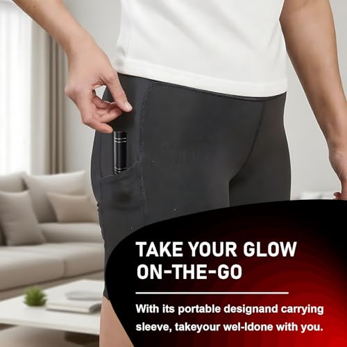 YKoliron Infrared Red Light Therapy Device, LED Red Light Wand, Near Infrared Light Therapy for Home Use (Black A) - Image 6