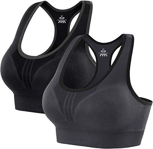 Heathyoga High Impact Sports Bras for Women Padded Sports Bras for Women Workout Bras for Women Racerback Bras Yoga Bras