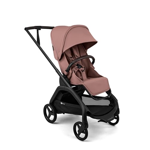Image of Bugaboo Dragonfly Plus Stroller Car Seat Compatible Compact Fold - Dusty Pink