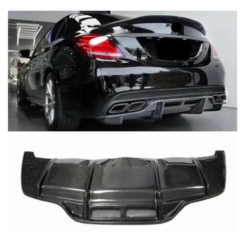 Spoiler difusor de parachoques trasero para Benz W205 AMG 2015-2020 5