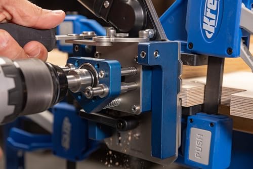Image of Kreg MortiseMate Loose Tenon Jig - Drill Jig for Woodworking - For Loose Tenon Joinery - Fits Workpieces 1 /2 inch to 1 1 /2 inch Thick
