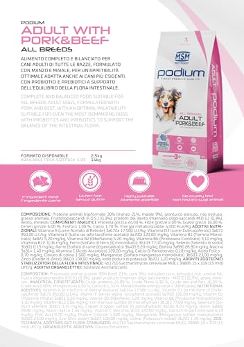 14 Kg Di Crocchette Cane Adulto Tutte Le Razze Con Manzo E Maiale – Alimento Completo Ad Alta Appetibilità Con Probiotici E Prebiotici Per Digestione Ed Energia Quotidiana - 4
