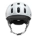 woom Ready Kids' Helmet, Adjustable Pinch-Free Children's Helmet with Reflective Details for Bicycle Riding, Roller Skating & Scooting, for Boys & Girls (Ages 1-14) - Pale Grey - Small