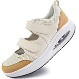 Women's Comfortable Working Nurse Shoes Non-Slip Adjustable Breathable Walking Buffer Fitness Casual