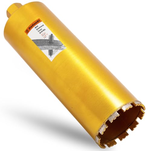 DaduoRi 5 Inch Wet Core Drill Bit, 5 Core Bits for Concrete, 14 Drilling Depth, 1-1/4-7 Thread Diamond Core Drill for Cured Concrete, Hard Masonry, Brick Block, Solid Cement, Stucco, Stone (127mm)