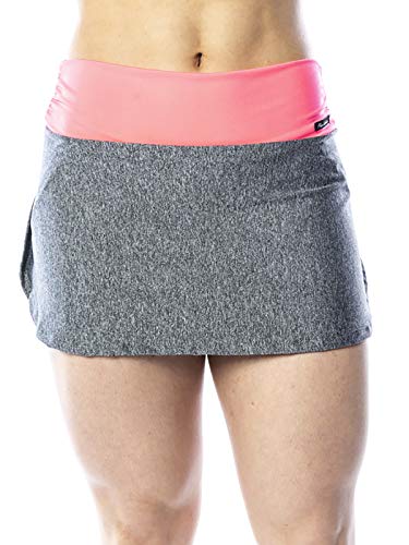 Saia Short Fitness Cinza Cor :Cinza;Tamanho:G (G, Cinza)