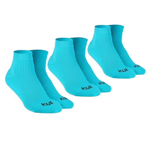 Image of KUE Compression Ankle Socks For Men & Women I Improved Blood Circulation, Pain Relief, Daily Use, Running & Sports, Premium Fabric, Moisture Wicking I Ankle Length Sports Socks
