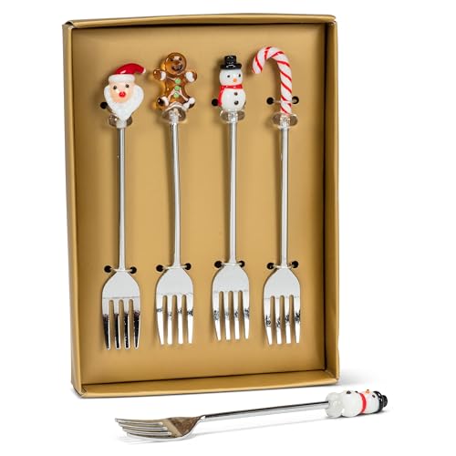 Abbott Collection Holiday Icon Cocktail Forks (Set of 4)