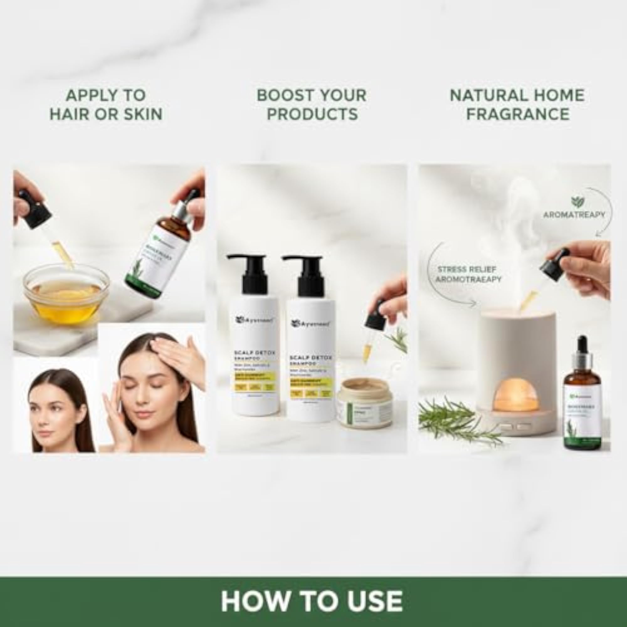 Rosemary Essential Oil for Hair Growth, 100% Pure