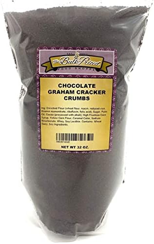 Chocolate Graham Cracker Crumbs, Bulk Size (2 lb. Resealable Zip Lock Stand Up Bag)