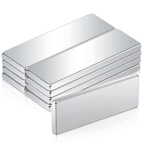 Magnets for Whiteboard, 30x10x2mm Strong Fridge Magnets Neodymium Bar Magnets, Small Strips Rare Earth Magnet s for Crafts, DIY, Miniature, Office