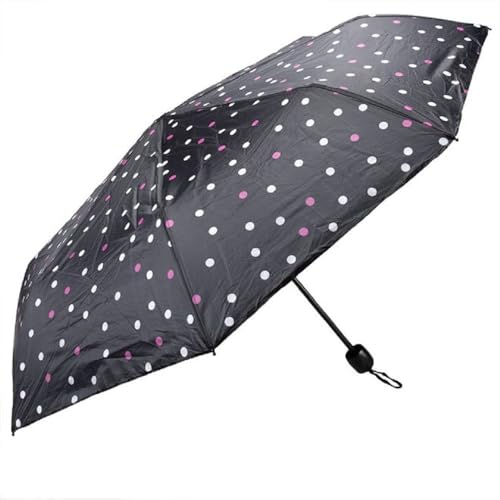 Guarda-Chuva Mini Metal Poá Susino Preto - Semax