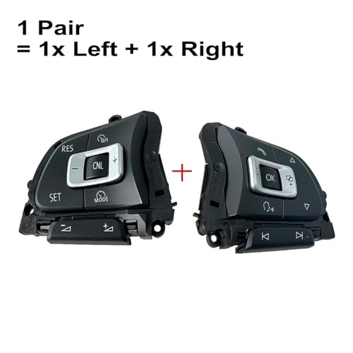 Interrupteur Volant Golf 7 Cache Remplacement Boutons Commandes 5G0959442N