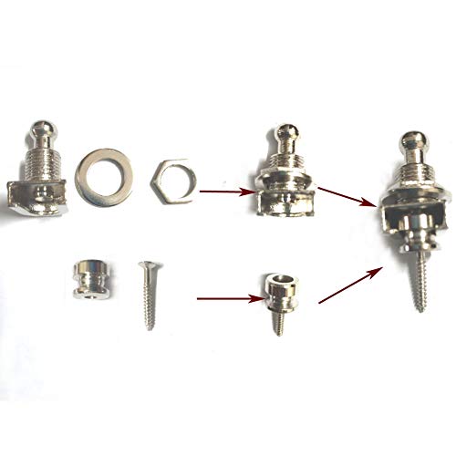 Guitar Strap Locks, Hengyee Premium Guitar Straplocks Quick Release Security Strap Locks Strap Retainer System,Black Pack Of 2 #TOP1