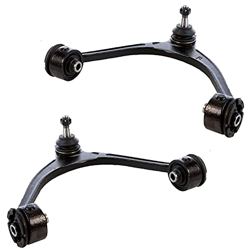 Image of Detroit Axle - Front End 8pc Suspension Kit for 98-05 Lexus GS300, 98-00 GS400, 01-05 GS430, 2 Upper Control Arms 2 Lower Ball Joints 4 Tie Rods 1998 1999 2000 2001 2002 2003 2004 2005 Replacement