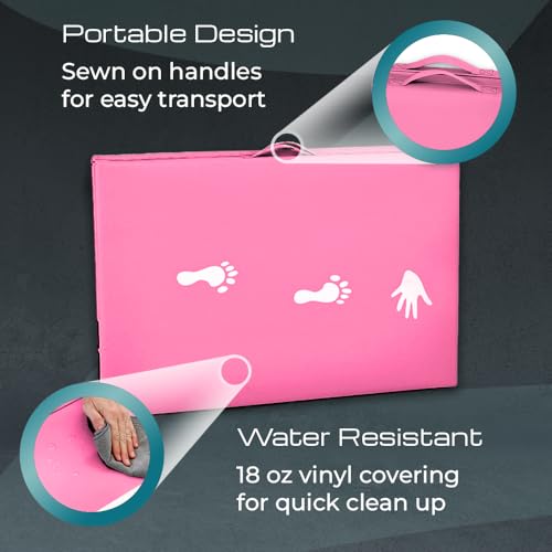 Z Athletic Children's Cartwheel and Beam Training Folding Mat for Gymnastics and Tumbling - Thumbnail 5