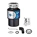 InSinkErator Garbage Disposal, Badger 1 HP, Power Series, 1 HP Continuous Feed,Black