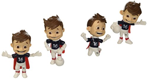 UEFA EURO 2016 - Figuras de la Mascota de la Variante 1 Juego de 4