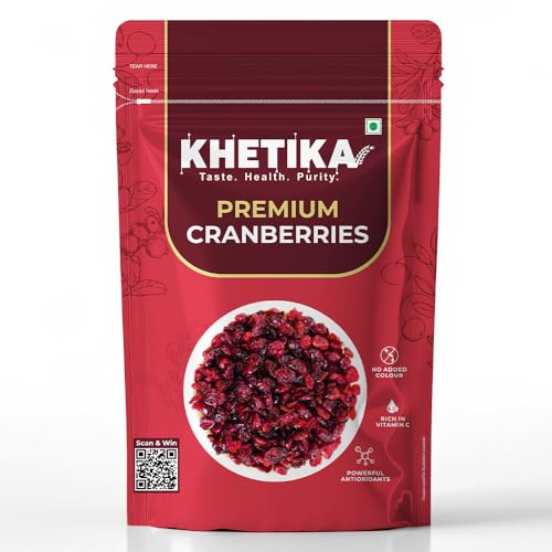 Image of Khetika Cranberries 200g | High Antioxidants | No Added Preservatives