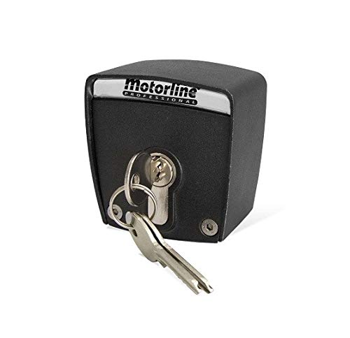 Selector de llave exterior de superficie de 2 contactos Motorline SCMV START para accionamiento de motores de puertas de garaje, persianas comerciales, automatismos, control de accesos Cover