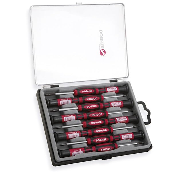 Dogher 383-001 - Set cacciavite di precisione 50 mm Torx 8 pz Prof