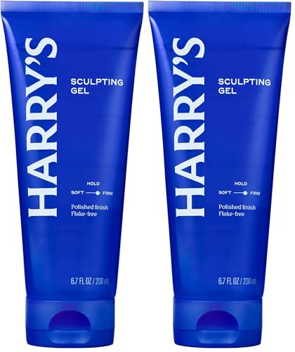 Harry's Sculpting Hair Gel for Men with Firm Hold and Polished Finish - 6.7 fl oz - Alcohol-Free Formula (Pack of 2) - image 1