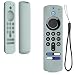 Produktbild kwmobile Hülle Fernbedienung kompatibel mit Alexa Voice Remote 2021 (3rd Gen) / Fire TV Stick 4K 2021 - Silikon Case für TV Zubehör in Pastellgrün
