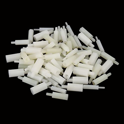 PATIKIL M2 M2.5 M3 M4 Standoff Screws 80 Pack Nylon Hex PCB Standoffs for Motherboards Computer Cases, Circuit Boards - Image 4
