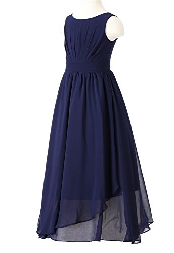 Flower Girls Dress Wedding Chiffon Junior Bridesmaid Princess Birthday Party Prom Ball Gown3