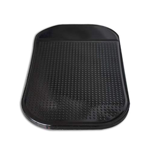 BIYI Silicona Antideslizante Alfombrilla antideslizante Tablero de instrumentos para automóvil Soporte para teléfono celular Vehículo GPS Soporte Accesorios interiores (negro)