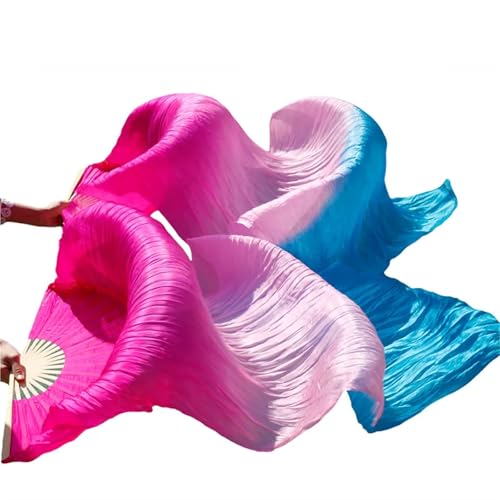 Éventail en soie de danse du ventre haut de gamme pour grand spectacle de danse