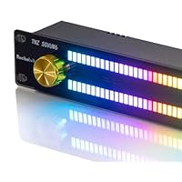 Decibelvibe TNZ SGE6 - Égaliseur Graphique Audio avec Entrée/Sortie RCA-Jack 3.5, entrée sans Fil Via Un Microphone intégré, entrée USB et Bluetooth, préampli Audio pour Systèmes Audio-Vidéo (Argent