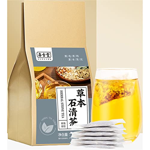 18 Flavors Liver Care Tea, Herbal Stone Clearing Tea, Herbal Tea For Liver, Cungutang Herbal Stone Tea, Cun Gu Tang Shi Qing Cha, Daily Liver Nourishing Tea 18 Different Herbs (3Box(90Bag)) #TOP2