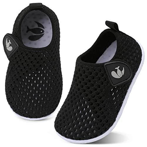 Image of FEETCITY Boys Girls Water Shoes Kids Aqua Socks Quick Dry Barefoot for Beach Swimming Pool