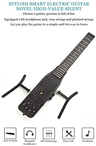 Violão De Viagem, Violão Elétrico Silencioso 18 Trastes Prática De Plástico Legal Treinador De Violã