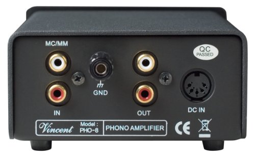 Vincent PHO 8 Phono Stage MM/MC Outboard Power Supply Black - Thumbnail 2